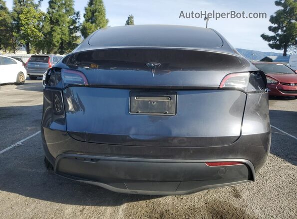 7SAYGDED4SA377758 2025 TESLA MODEL Charcoal Vista trasera