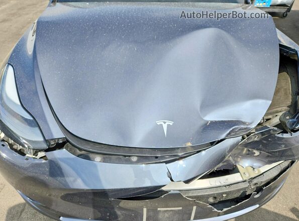 7SAYGDED5PF917158 2023 TESLA MODEL Gray უკანა სალონის ხედი