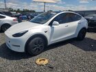 2024 Tesla Model Y Белый vin: 7SAYGDED7RA329326
