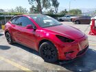 2025 Tesla Model Y Long Range Dual Motor Rear-wheel Drive Красный vin: 7SAYGDEDXSF319656