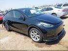2022 Tesla Model Y Long Range Dual Motor All-wheel Drive Black vin: 7SAYGDEE0NF411985