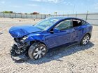 2023 Tesla Model Y Синий vin: 7SAYGDEE0PA192655