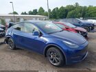2025 Tesla Model Y Long Range Dual Motor All-wheel Drive Синий vin: 7SAYGDEE0SA337959