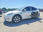 2022 Tesla Model Y White vin: 7SAYGDEE1NF445904