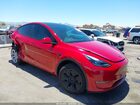 2022 Tesla Model Y Long Range Dual Motor All-wheel Drive Red vin: 7SAYGDEE2NF546563