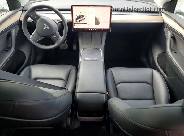 7SAYGDEE2PA052350 2023 TESLA MODEL White Առջևի վահանակի տեսք