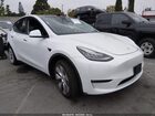 2022 Tesla Model Y Long Range Dual Motor All-wheel Drive White vin: 7SAYGDEE3NF346808