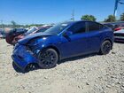 2022 Tesla Model Y Blue vin: 7SAYGDEE3NF444740