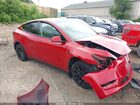 2023 Tesla Model Y Awd/long Range Dual Motor All-wheel Drive Красный vin: 7SAYGDEE3PF766457