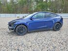 2022 Tesla Model Y Blue vin: 7SAYGDEE4NF463183