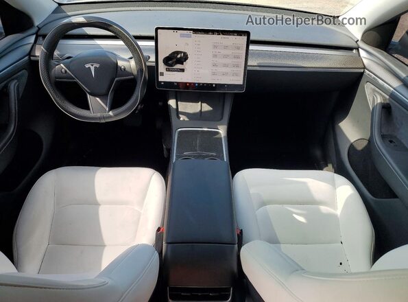 7SAYGDEE4RA294317 2024 TESLA MODEL Черный Вид панели приборов
