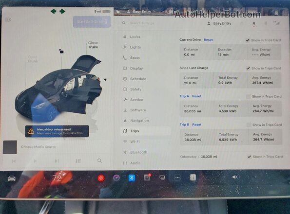 7SAYGDEE4RA294317 2024 TESLA MODEL Черный Вид щитка приборов