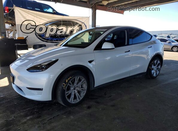 7SAYGDEE5PF637409 2023 TESLA MODEL White Vista tres cuartos delantera izquierda