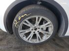 2023 Tesla Model Y White vin: 7SAYGDEE5PF637409 Damage: Left Front Wheel Cover, Missing, Replacement Required