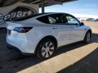 2023 Tesla Model Y White vin: 7SAYGDEE5PF637409 Damage: Right Qtr Panel, Dent(S) W/ Paint Dmg, 1 To 2 Inches