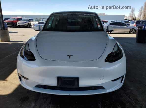 7SAYGDEE5PF637409 2023 TESLA MODEL White Vista de la etiqueta del VIN