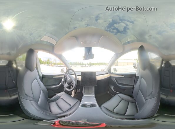 7SAYGDEE5PF660849 2023 TESLA MODEL Белый Панорамный вид салона 360°