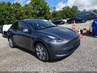 2023 Tesla Model Y Awd/long Range Dual Motor All-wheel Drive Gray vin: 7SAYGDEE7PF852693