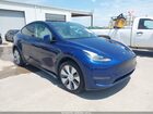 2023 Tesla Model Y Awd/long Range Dual Motor All-wheel Drive Синий vin: 7SAYGDEE8PA077463