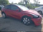 2024 Tesla Model Y Long Range Dual Motor All-wheel Drive Red vin: 7SAYGDEE8RA275057