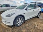 2022 Tesla Model Y White vin: 7SAYGDEEXNF319427