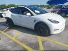 2022 Tesla Model Y Performance Dual Motor All-wheel Drive White vin: 7SAYGDEF0NF323690
