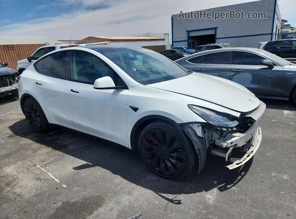 7SAYGDEF1NF456541 2022 TESLA MODEL White Delantero derecho
