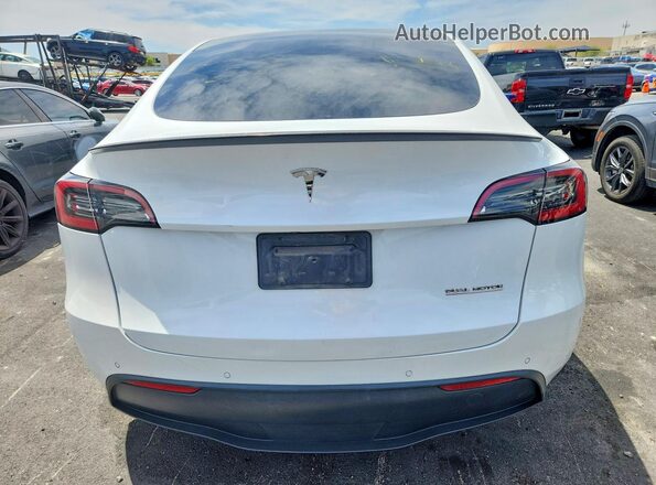 7SAYGDEF1NF456541 2022 TESLA MODEL White Vista trasera