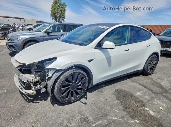 7SAYGDEF1NF456541 2022 TESLA MODEL White Vista tres cuartos delantera izquierda