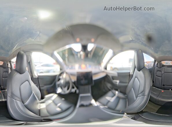 7SAYGDEF1NF456541 2022 TESLA MODEL White Vista interior de 360 grados