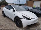 2022 Tesla Model Y Performance Dual Motor All-wheel Drive White vin: 7SAYGDEF3NF362659