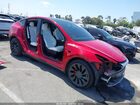 2022 Tesla Model Y Performance Dual Motor All-wheel Drive Красный vin: 7SAYGDEF4NF491137