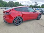2024 Tesla Model Y Red vin: 7SAYGDEF5RA292391