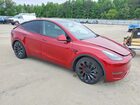 2024 Tesla Model Y Red vin: 7SAYGDEF5RA292391