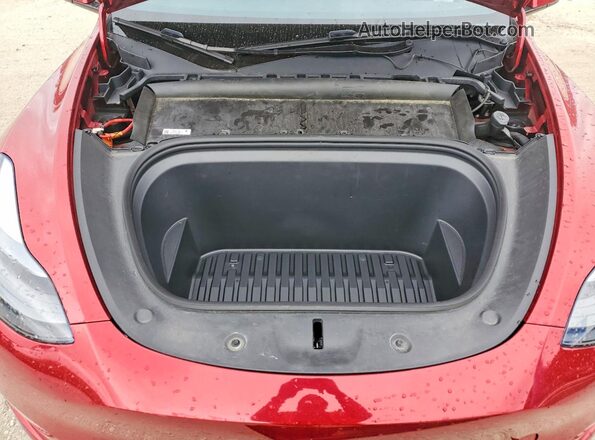7SAYGDEF5RA292391 2024 TESLA MODEL Red Շարժիչի բաժամունքի տեսք