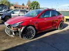 2022 Tesla Model Y Red vin: 7SAYGDEF6NF523988