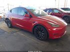2022 Tesla Model Y Performance Dual Motor All-wheel Drive Red vin: 7SAYGDEF7NF340552