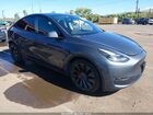 2022 Tesla Model Y Performance Dual Motor All-wheel Drive Gray vin: 7SAYGDEF8NF407739