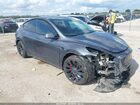 2022 Tesla Model Y Performance Dual Motor All-wheel Drive Gray vin: 7SAYGDEF8NF494767