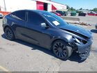 2024 Tesla Model Y Performance Dual Motor All-wheel Drive Gray vin: 7SAYGDEF8RF106717
