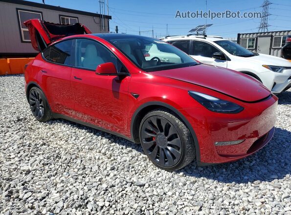 7SAYGDEF9PF980507 2023 TESLA MODEL Red Առջևի աջ