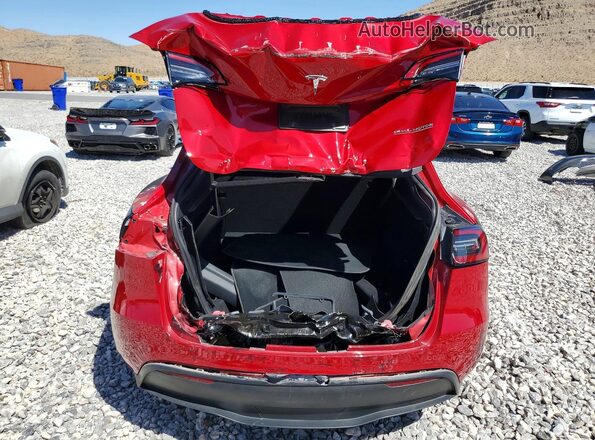 7SAYGDEF9PF980507 2023 TESLA MODEL Red Հետևի տեսք