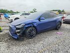 2024 Tesla Model Y Синий vin: 7SAYGDEF9RF048729