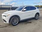 2018 Alfa Romeo Stelvio Ti Sport White vin: ZASFAKNN0J7B82368