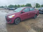 2018 Mitsubishi Mirage G4 Es Maroon vin: ML32F3FJ1JHF15171