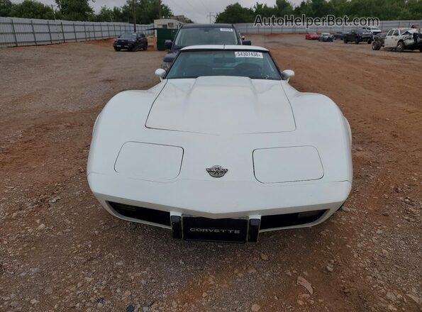 1Z87L8S422146 1978 CHEVROLET CORVETTE White Vista trasera