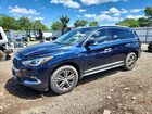 2017 Infiniti Qx60 Base Синий vin: 5N1DL0MM4HC520407
