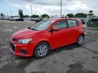2020 Chevrolet Sonic Красный vin: 1G1JG6SB6L4122062