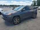 2018 Jeep Cherokee Trailhawk Gray vin: 1C4PJMBX9JD610454
