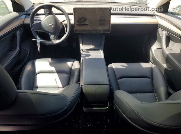 5YJ3E1EA0PF625161 2023 TESLA MODEL Gray Vista del cuadro de instrumentos